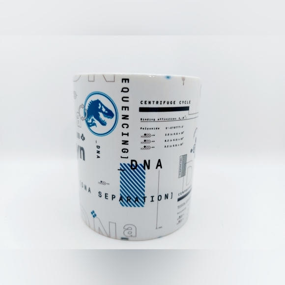 UNIVERSAL STUDIOS JURASSIC WORLD DN BIOSYN‎ GENETICS COFFEE MUG NEW WITH… - Picture 8 of 8